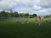 U8 players in action in the Roanmore Charity Blitz