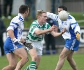 Richie Foley in action v Ardmore in the County Final