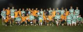 Ballinacourty and Australian U16 panels pose for a group photograph after their entertaining match