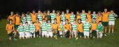 Ballinacourty and Australian U15 panels pose for a group photograph after their entertaining match at our club grounds