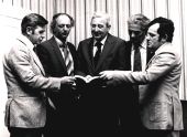 Club History Book Launch by GAA President Padraig O Floinn in 1980