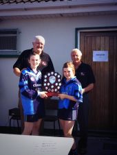 Moyle Rovers - Winners of the Mary and Mollie Shield with David Walsh and Liam Enright
