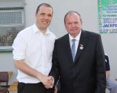 Jonathan O'Donovan and Liam O'Neill, GAA President