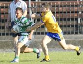 Mark Ferncombe in action in Round 3 of the County Senior Football Championship v the Nire